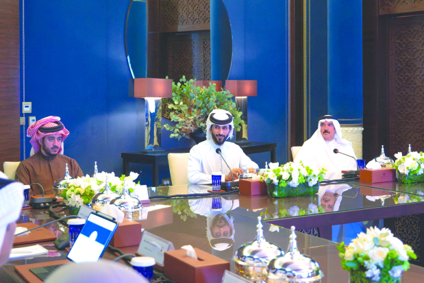 His Majesty King Hamad’s representative for humanitarian work and youth affairs and Supreme Council for Youth and Sports (SCYS) chairman Shaikh Nasser bin Hamad Al Khalifa chaired a meeting of the SCYS. The meeting was attended by SCYS first deputy chairman, General Sports Authority chairman and Bahrain Olympic Committee president Shaikh Khalid bin Hamad Al Khalifa and SCYS members. The council reviewed latest developments in the national ‘Lamea’ project and other initiatives.